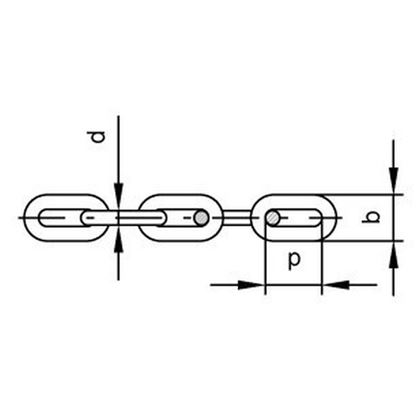 8x24 Chain PLAIN class 8