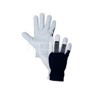 Gloves PELICAN Blue ECO, size 10 blue - white