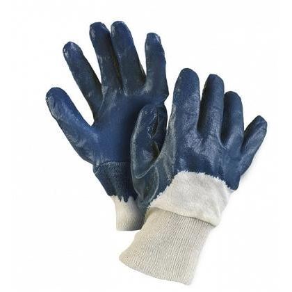 Gloves Harrier Half Half. in nitrile size 10 blue