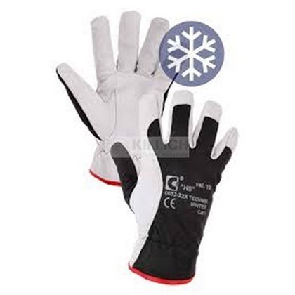 PELICAN Blue Winter sheepskin gloves size 11