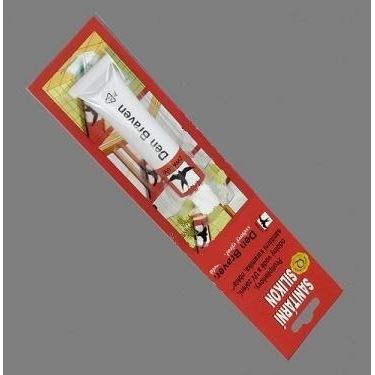 Sanitary silicone 25ml white