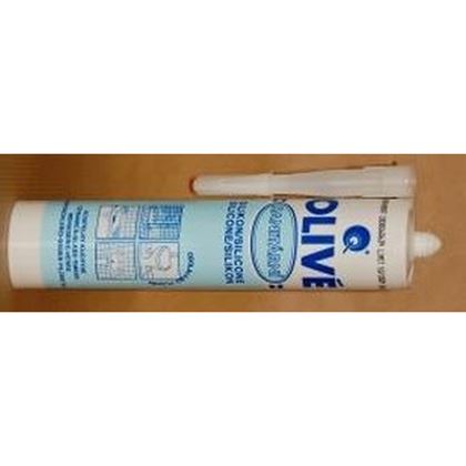 Sanitary silicone Olive 310 ml white