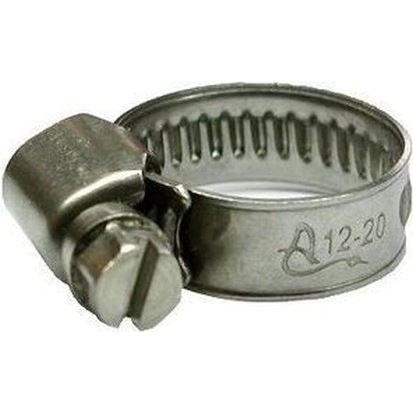 80-100 W4 Hose clamp STAINLESS STEEL AISI 304 width 12mm DIN 3017