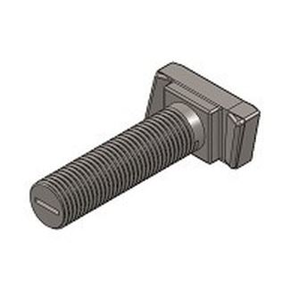 M16x250 ZINC 4.6 Bolt hammer head type HS 50/30 with nut