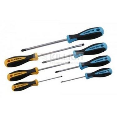 Screwdrivers set 7pcs. S2 PH+flat 18402
