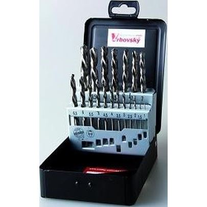 Drills set left 19-elements 1.1-10.0x0.5 DIN338LNHSS