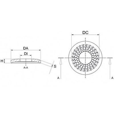 lock washer 4.1x10.2x1 GEOMET 321 TECKENTRUP M