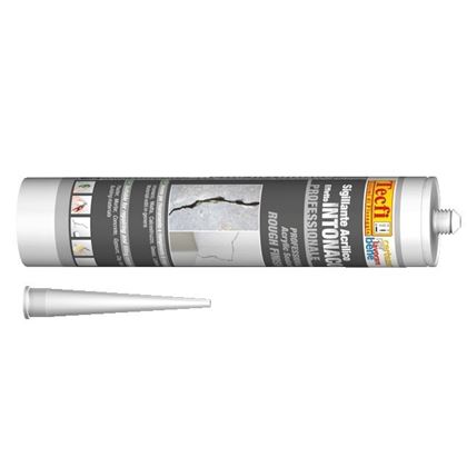 Professional rough finish acrylic sealant for indoor/outdoor usages (max joint 20mm) Tecfi white 300ml