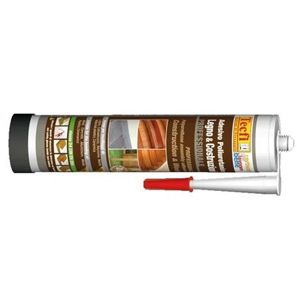 Professional high performance and water resistant polyurethane adhesive Tecfi beige 280ml acc. Class D4 DIN EN 204