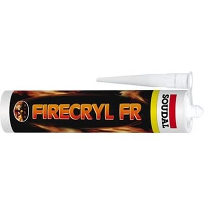 Acrylic sealant fire resistant FIRECRYL FR 310ml Soudal AFTER EXPIRATION DATE