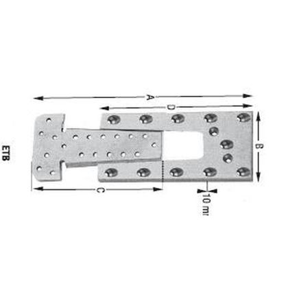 Joist end support bracket ETB 190 -k3471900
