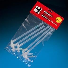 Tubes for PU foams, blister (5 pcs)