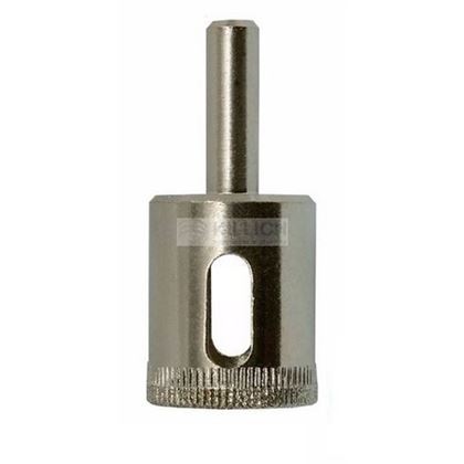 d. 10 Diamond glass drill into the pavement