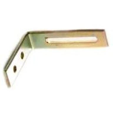 Angle bracket 20x65x80x4.0mm YELLOW ZINC adjustable KR1