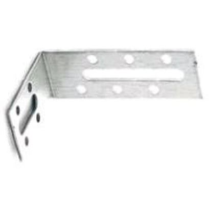 Angle bracket 30x55x50x2.0mm BLUE ZINC adjustable KRD1