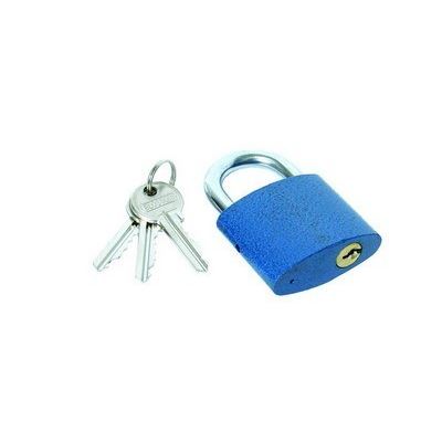 Padlock 63mm blue