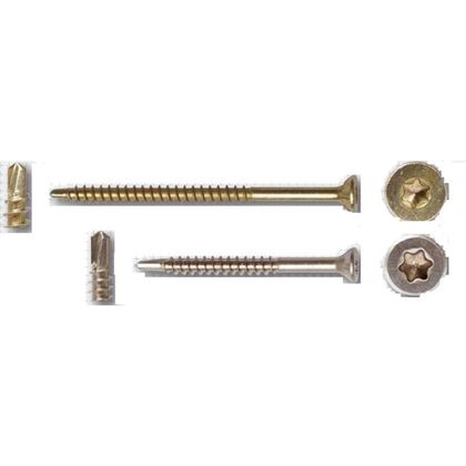 5.0x60 YELLOW ZINC Self-drilling chipboard screws BSP 11950060