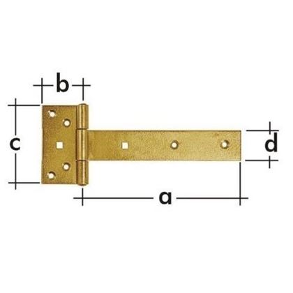 ZB 150 Gate Hinge 150x45x90x34x3.0mm