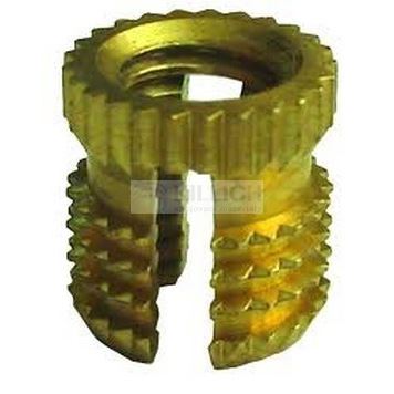 M4x8 BRASS Press-in threaded inserts TRB