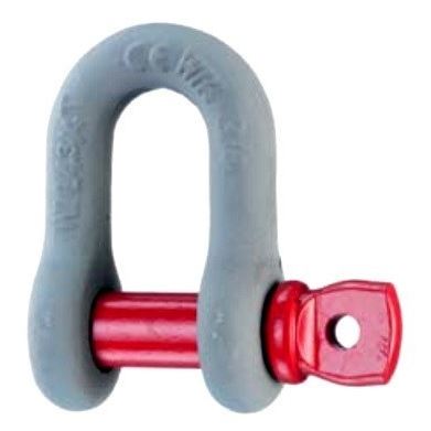 10 Shackel HOT DIP GALVANIZED 11 pin, straight, TYPE D load capacity 1000 kg