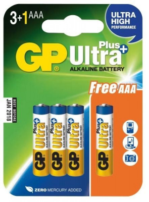 battery GP SUPER AA Alkalické Ultra Plus 9V (6LR61)
