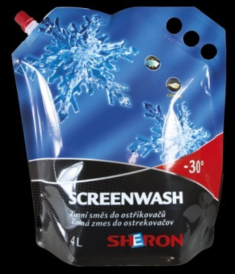 SHERON anti-freeze Softpack -30°C, 4 l, screenwash SHERON anti-freeze Softpack -30°C, 4 l, screenwash