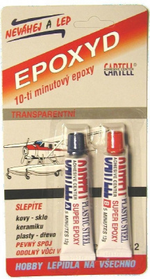 CARTELL glue EPOXYDE 12g TRANSPARENT (5min.)