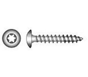 7x40 Stainless steel Hinge-strip screws, pan head (14mm) with TX-six lobe drive