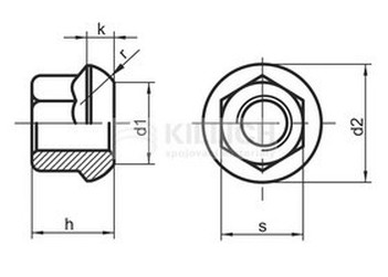 18x1.5 PLAIN /8/ wheel nuts DIN 74361A