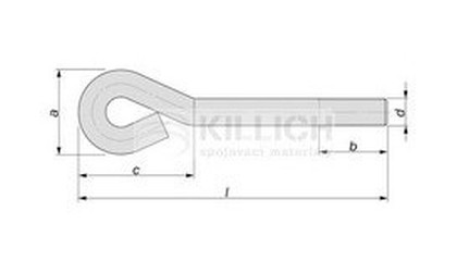 M30x500 Plain 5.6 Masonry Bolts Din 529 A - Killich S.r.o.