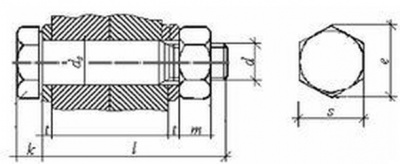 M16x70 HOT DIP GALVANIZED 10.9 Hexagon fitting bolts, short thread DIN 7999 / EN 14399