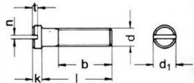 M2x6 A2 STAINLESS STEEL Slotted pan head screws with small head DIN 920