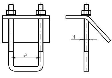 Grab girder (type U) 40/90mm k-39003840