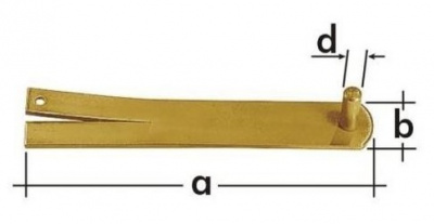 CM 13 Hinge pin d.13mm