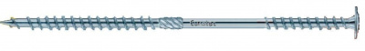 8.0x300 roofing screw TOPDUO, flat head with collar TORX, WHITE ZINC
