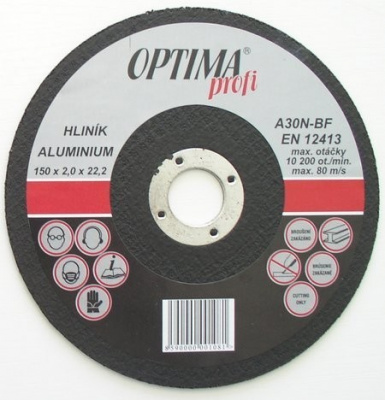 125x1,6 Cutting wheel for Al IA12516