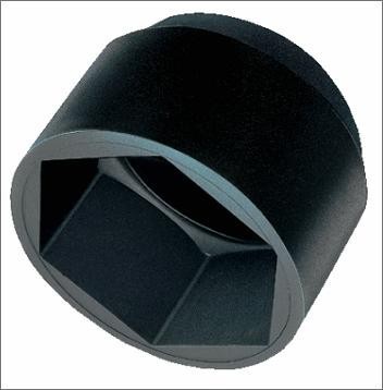 M18 Hexagon nut cap BK 27 BLACK