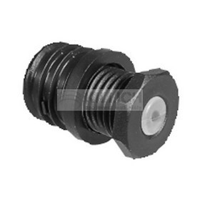 35x1.5-2.0 Adjustable square insert for pipe + Hexagon bolt M22 BLACK RJ