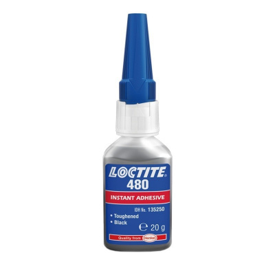 Loctite glue 480 50 g Low viscosity, black