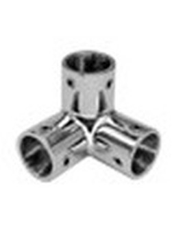 A4 STAINLESS STEEL Three - way corner fitting D= 22 mm