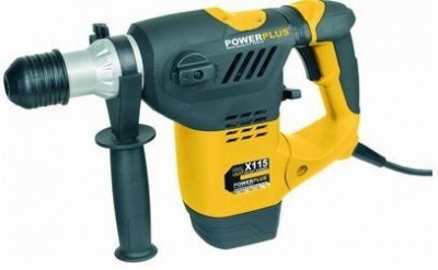 Rotary hammer drill 5kg 1.500W yellow (case)