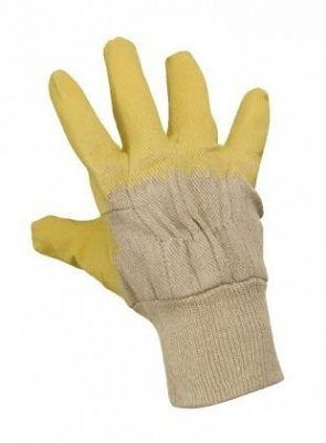Gloves DETA semicoated in latex size 10