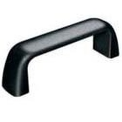 Black thermoplastic handle 117 mm smooth surface