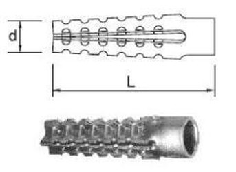 6x32 MUD/HP saw steel plug 604078