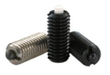 M6x20 STAINLESS STEEL slotted screw and pin pusher (worm) standard thickness spring