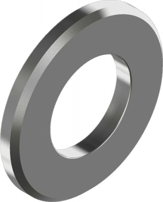 M20 d. 21x37x4 HOT DIP GALVANIZED 300 HV Round washer for high strength structural bolting - AF - DIN 6916 / EN 14399 - 6